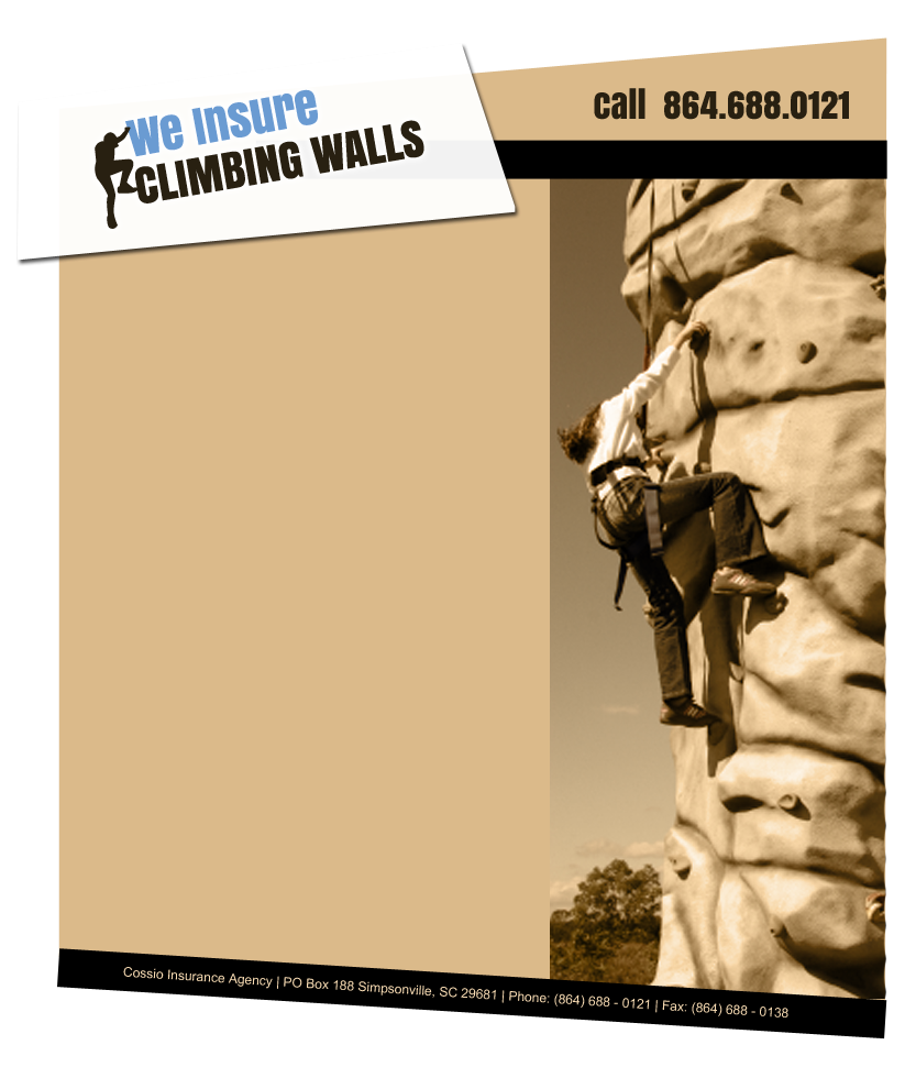 We Insure Climbing Walls